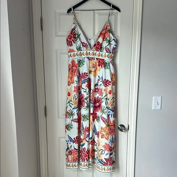 NWT Cupshe Colorful Floral Maxi Dress - Picture 3 of 8
